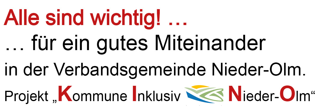 Textmarke: Alle sind wichtig für ein gutes Miteinander in der Verbandsgemeinde Nieder-Olm